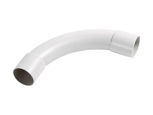 Угол единый 90° типа ТРУБА-ТРУБА для гофрированной или жесткой гладкой трубы